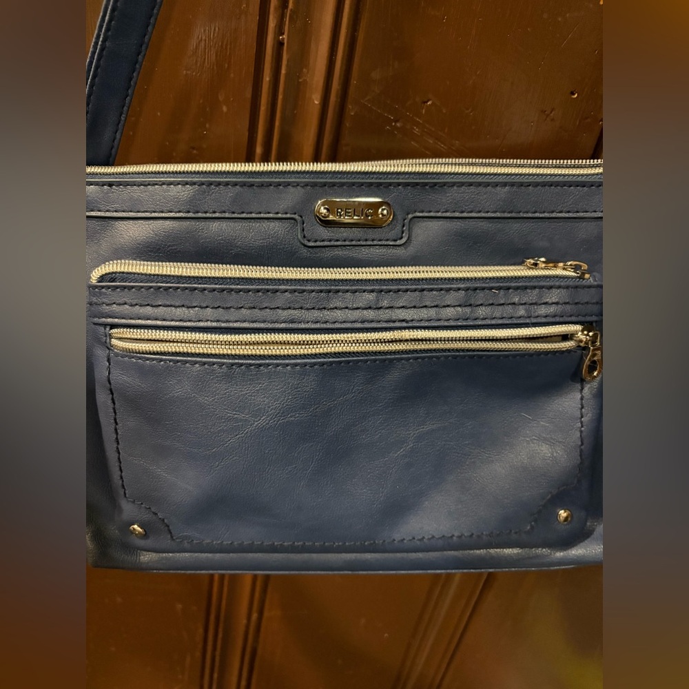Relic Blue Crossbody Bag